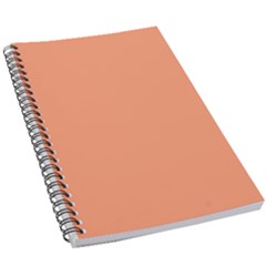 Color Light Salmon 5 5  X 8 5  Notebook by Kultjers