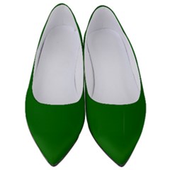 Color Dark Green Women s Low Heels by Kultjers