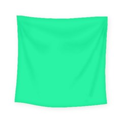 Color Medium Spring Green Square Tapestry (small) by Kultjers