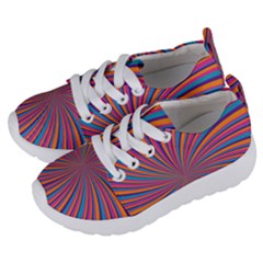 Psychedelic Groovy Pattern 2 Kids  Lightweight Sports Shoes by designsbymallika