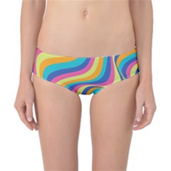 Psychedelic Groocy Pattern Classic Bikini Bottoms by designsbymallika