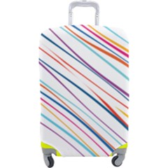 Beautiful Stripes Luggage Cover (large) by designsbymallika