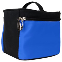 Color Deep Electric Blue Make Up Travel Bag (big) by Kultjers