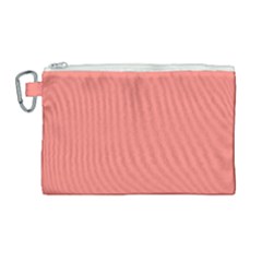 Color Tea Rose Canvas Cosmetic Bag (large) by Kultjers