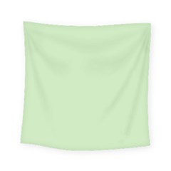 Color Tea Green Square Tapestry (small) by Kultjers
