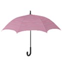 Pink knitted pattern Hook Handle Umbrellas (Small) View3