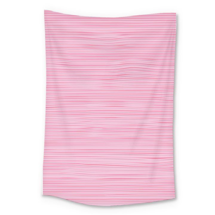 Pink knitted pattern Large Tapestry