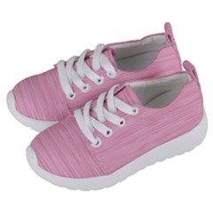 Pink Knitted Pattern Kids  Lightweight Sports Shoes by goljakoff