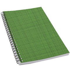Green Knitted Pattern 5 5  X 8 5  Notebook by goljakoff