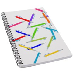 Pen Pencil Color Write Tool 5 5  X 8 5  Notebook by Dutashop