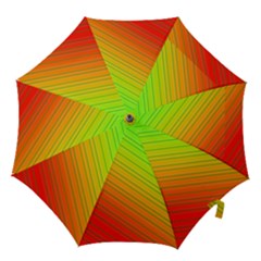 Orange Green Gradient Hunter Hook Handle Umbrellas (small)