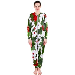 Christmas Berry Onepiece Jumpsuit (ladies)  by goljakoff