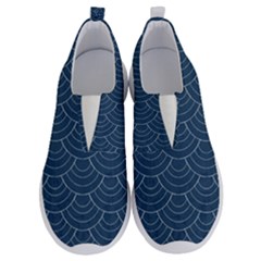 Blue Sashiko Plaid No Lace Lightweight Shoes by goljakoff