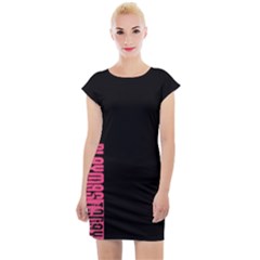 Playmas Today Lux Cap Sleeve Bodycon Dress by PlayMasToday