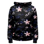 Sparkle Floral Women s Pullover Hoodie