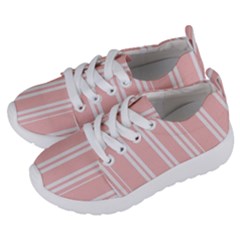 Bandes Blanc/rose Clair Kids  Lightweight Sports Shoes by kcreatif