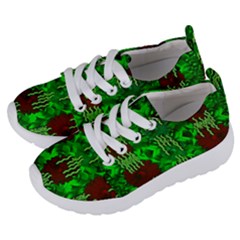 Forest Of Colors And Calm Flowers On Vines Kids  Lightweight Sports Shoes by pepitasart