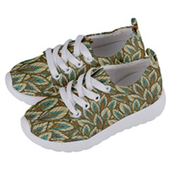 Green Leaves Kids  Lightweight Sports Shoes by goljakoff