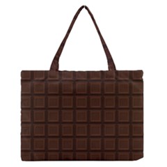 Chocolate Zipper Medium Tote Bag by goljakoff