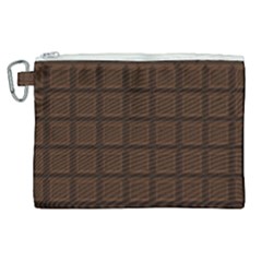 Chocolate Canvas Cosmetic Bag (xl) by goljakoff