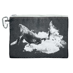 Whale Dream Canvas Cosmetic Bag (xl) by goljakoff