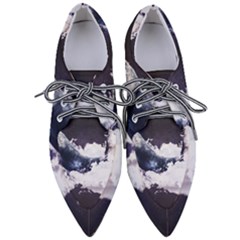 Blue Whale Dream Pointed Oxford Shoes by goljakoff