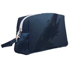 Whales Family Wristlet Pouch Bag (large) by goljakoff