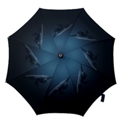 Blue Whales Hook Handle Umbrellas (small) by goljakoff