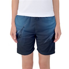 Blue Whales Women s Basketball Shorts by goljakoff
