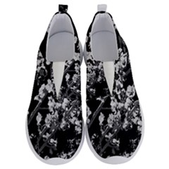 Fleurs De Cerisier Noir & Blanc No Lace Lightweight Shoes by kcreatif