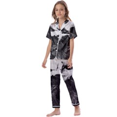 Whales Dream Kids  Satin Short Sleeve Pajamas Set by goljakoff
