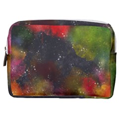 Abstract Paint Drops Make Up Pouch (medium) by goljakoff