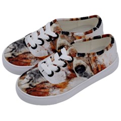 Dog Paint Kids  Classic Low Top Sneakers by goljakoff
