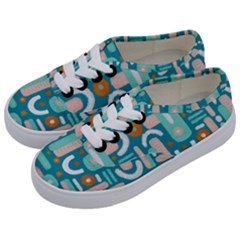 Abstract Shapes Kids  Classic Low Top Sneakers by SychEva