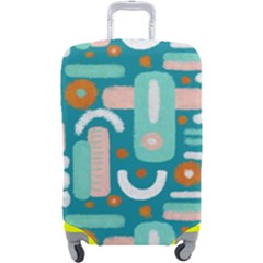 Abstract Shapes Luggage Cover (large) by SychEva