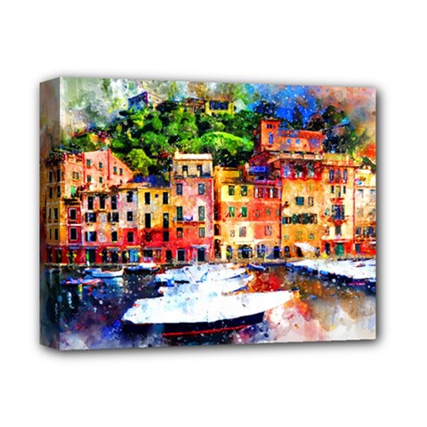 Pier Deluxe Canvas 14  X 11  (stretched) by goljakoff