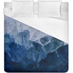 Blue ice mountain Duvet Cover (King Size)