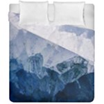 Blue ice mountain Duvet Cover Double Side (California King Size)