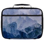 Blue ice mountain Full Print Lunch Bag