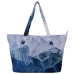 Blue ice mountain Full Print Shoulder Bag