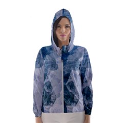 Storm Blue Ocean Women s Hooded Windbreaker by goljakoff