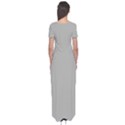 Chalice Silver Grey Short Sleeve Maxi Dress View2