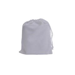 Cloudy Grey Drawstring Pouch (small) by FabChoice