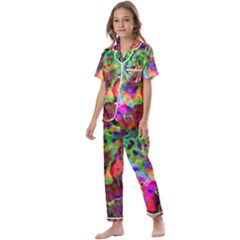 Electric Kids  Satin Short Sleeve Pajamas Set by JustToWear