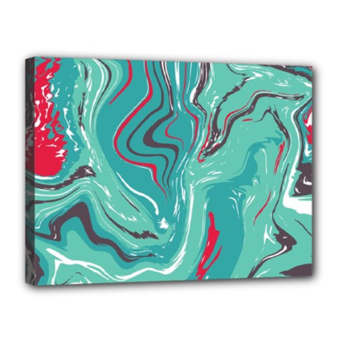 Vector Vivid Marble Pattern 2 Canvas 16  X 12  (stretched) by goljakoff