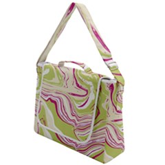 Green Vivid Marble Pattern 6 Box Up Messenger Bag by goljakoff