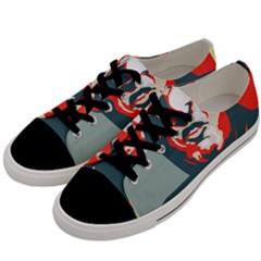 Trump Nope Men s Low Top Canvas Sneakers by goljakoff