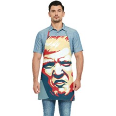 Trump Pop Art Kitchen Apron by goljakoff