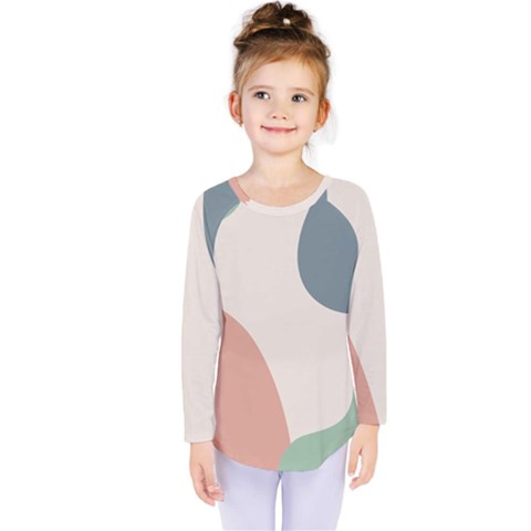 Abstract Shapes  Kids  Long Sleeve Tee by Sobalvarro