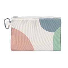 Abstract Shapes  Canvas Cosmetic Bag (large) by Sobalvarro